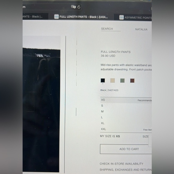 Zara Viscose Pants - Picture 7 of 14